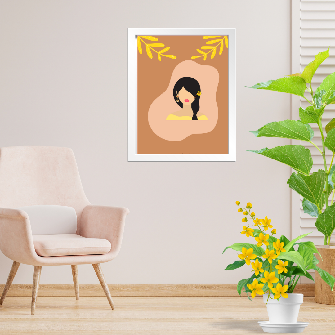 Beautiful Black Woman wall art print- set of 3- in multi tones. Modern print for any room decor