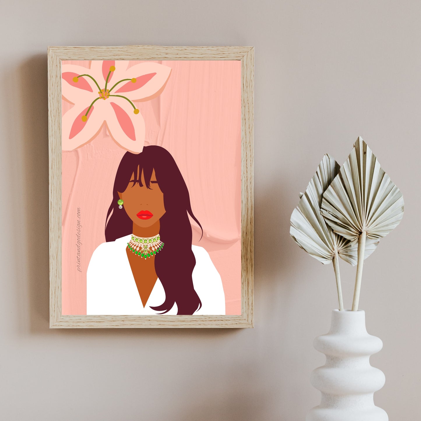 Bundle OF 3 | Melanin Art Prints Set | Black Woman Illustration | Modern Boho Bedroom Wall Decor