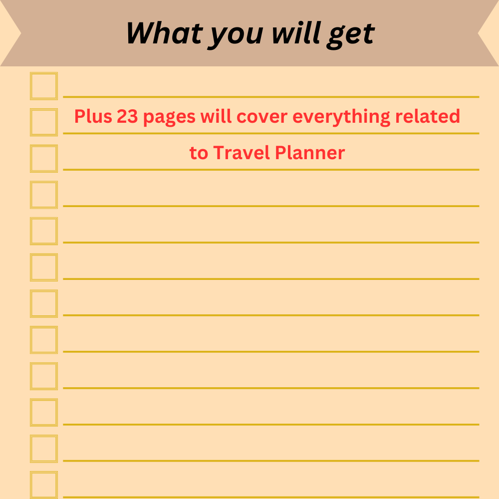 41 printable travel planner from flight to hotel, budget and more