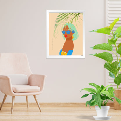 SET OF 2 (+2 BONUS) | Melanin Wall Decor Set | Modern Black Woman Prints | Boho Chic Home Wall Art