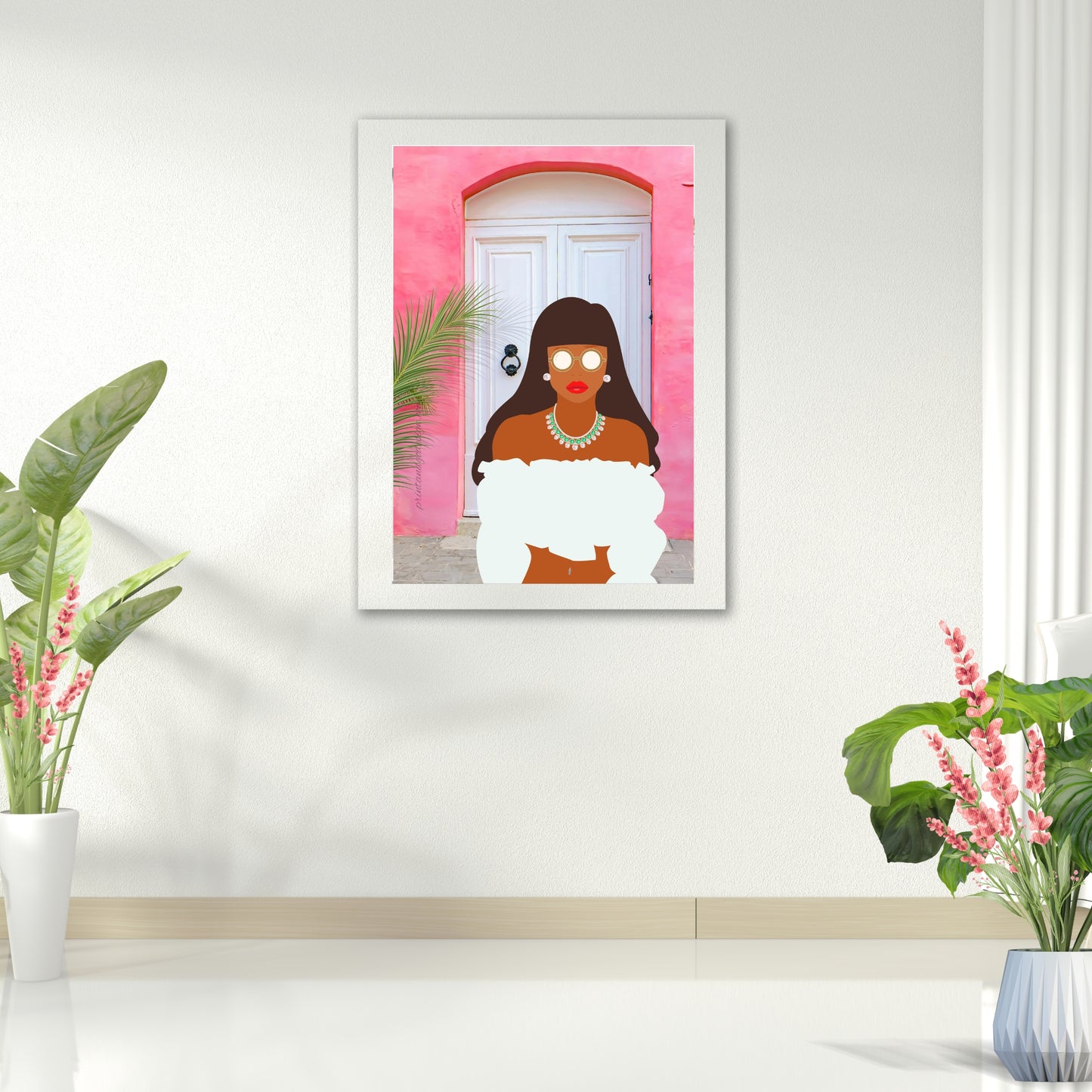 Bundle OF 3 | Black Woman Gallery Wall Art | Melanin Illustration Set | Boho Minimalist Decor