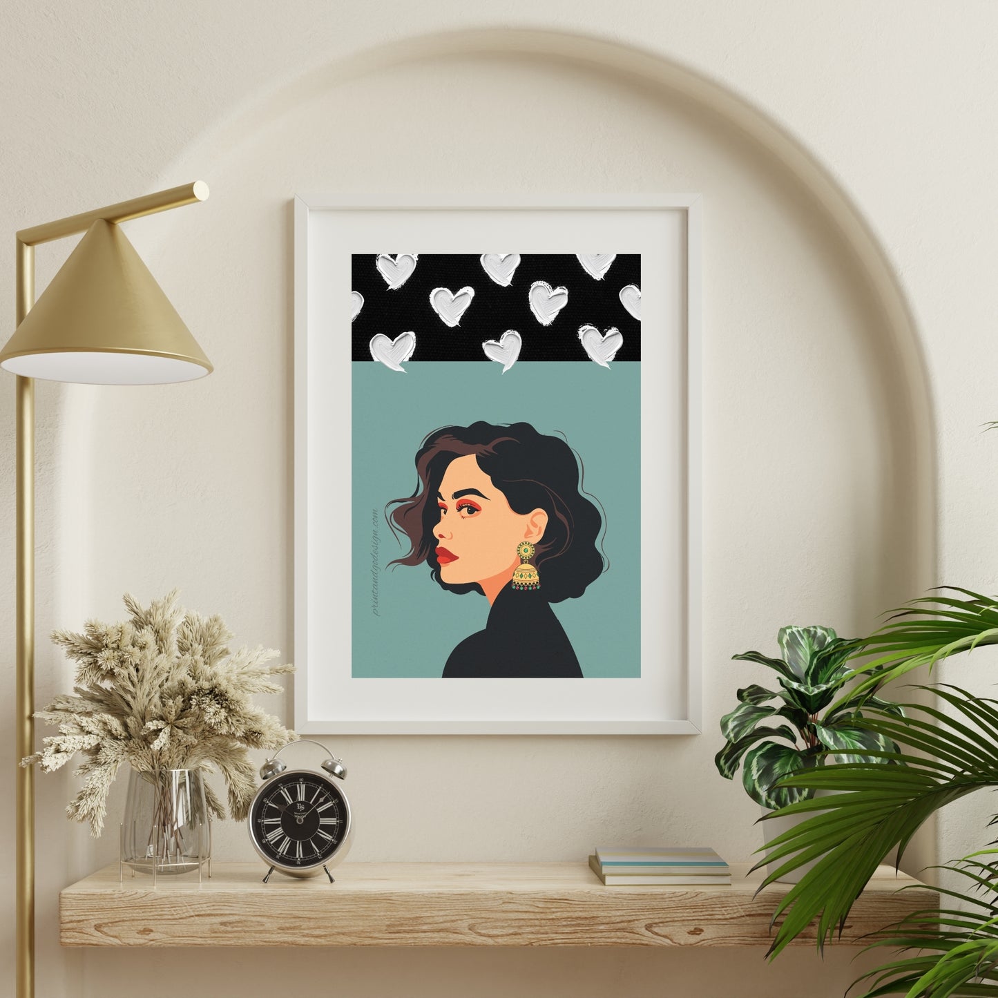 Fashion Portrait Wall Art Set of 2 | Modern Woman Printable Poster | Elegant Fashion Illustration | Stylish Gallery Wall Decor | Instant Download