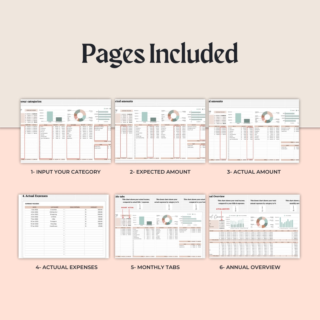 The Ultimate Monthly & Annual Budget Spreadsheet | Google Sheets + Canva Bonus