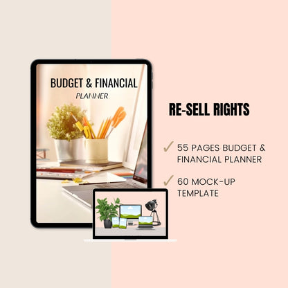 The Ultimate Digital Product Planner & 5 Business Planners & Mockup Bonus| with Re-Sell Rights to start selling immediately