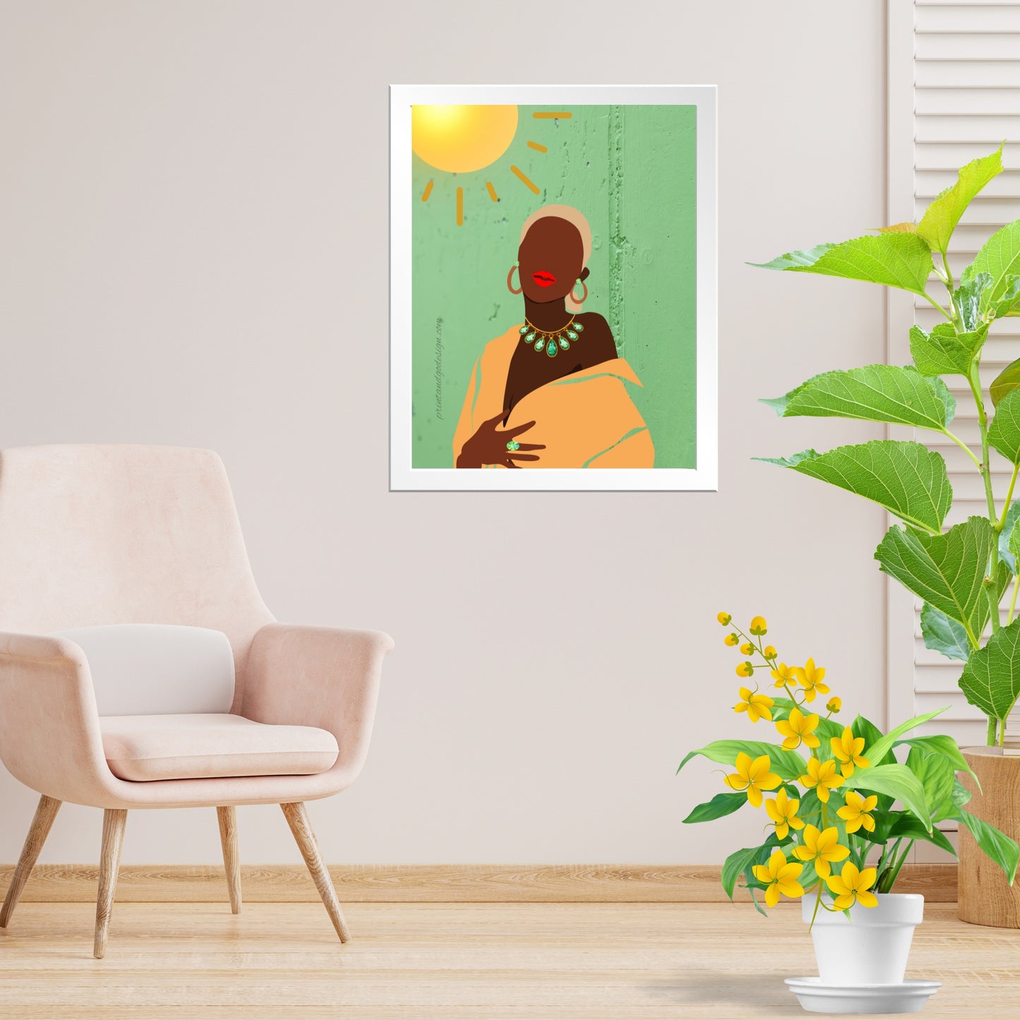 Bundle OF 3 | African American Woman Wall Art | Melanin Gallery Prints | Stylish Boho Decor