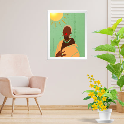 Bundle OF 3 | African American Woman Wall Art | Melanin Gallery Prints | Stylish Boho Decor