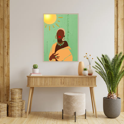 Bundle OF 3 | African American Woman Wall Art | Melanin Gallery Prints | Stylish Boho Decor