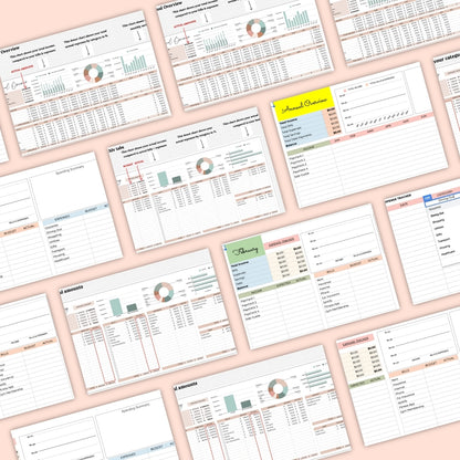 The Ultimate Monthly & Annual Budget Spreadsheet | Google Sheets + Canva Bonus
