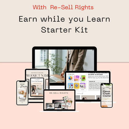The Earn-while-you-Learn Starter Kit; The "Zero to Hero" Digital Business Bundle